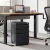 DEVAISE 3 Drawer Mobile File Cabinet Under Desk Office, Fully