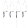 Dr.Fish 4 Pack Bottom Bouncer for Walleye Rigs, Trolling Weight