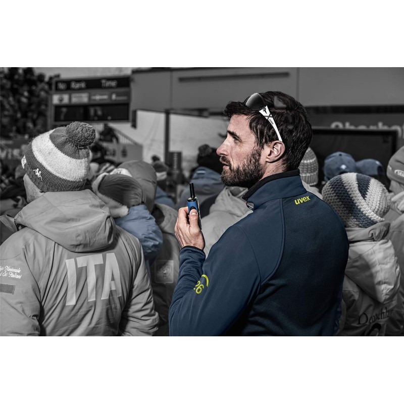 Uvex UX-OO-Pheoscx_S PHEOS safety glasses, gray / steel blue, one