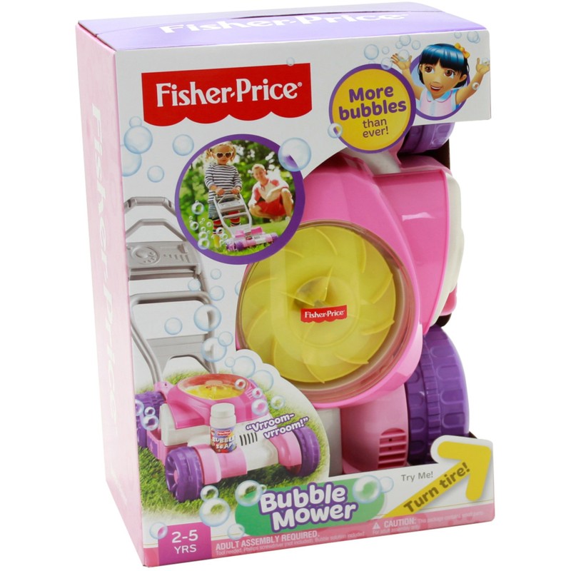 Fisher-Price Bubble Mower, Pink