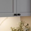 GTV - Ring Knob - Brushed Steel - Black Matt