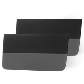 Pack of 2 Youzzei Squeegee for Film, 12 x 7.5 cm Squeegee Rubber Squeegee Black, Soft TPU Wrap Scraper, Film Squeegee for Foils, Car Accessories, Window Tinting Car Tool (Black)