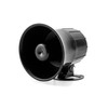 QWORK Electric Siren Horn, DC 12V Security Loud Wired Alarm