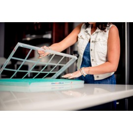 Filters Direct USA 20x24x1" Home Air Filter Bundle - Includes One Reusable Frame and Two Merv 9 Filters, High Airflow, 100% Made in the USA, Eco-Friendly - Perfect for Cleaner Air