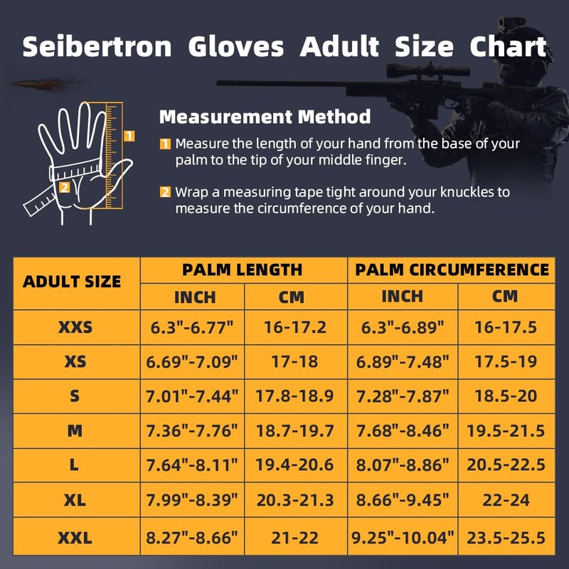 Seibertron S.O.L.A.G-HI 2.0 Half Index Finger Tactical Gloves - Touchscreen