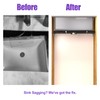KOSEOO Undermount Sink Brackets, Adjustable Undermount Sink Support, Heavy Duty