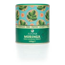 ADUNA モリンガスーパーリーフパウダー（粉末）100g（非加熱）