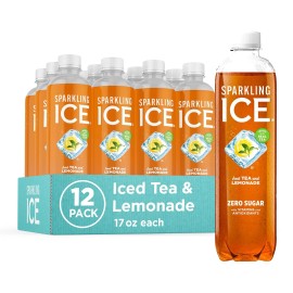 Talking Rain Beverage Company Sparkling Ice Tea + Lemonade Sparkling Water, Zero Sugar Flavored Water, with Vi