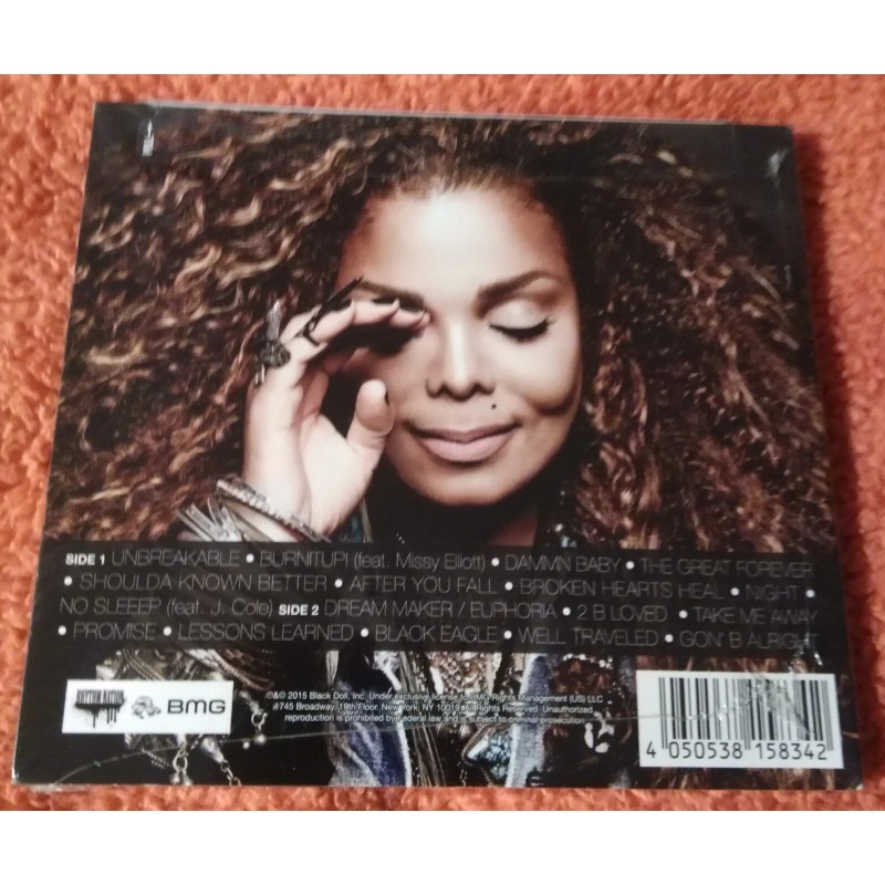 NIB Unbreakable 2015 Janet Jackson Eyes Open / SEALED CD