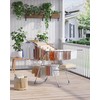 Sakugi Clothes Drying Rack, Foldable 2-Level with 55.5" Adjustable Wings
