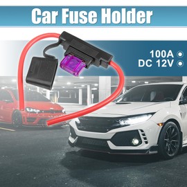 QUARKZMAN 2 Set DC 12V 8AWG 8 Gauge ATC Inline Fuse Holder with 100A Fuse