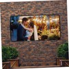 TEHAUX Portable Polyester Projector Screen Movie Projection Curtain for Outdoor