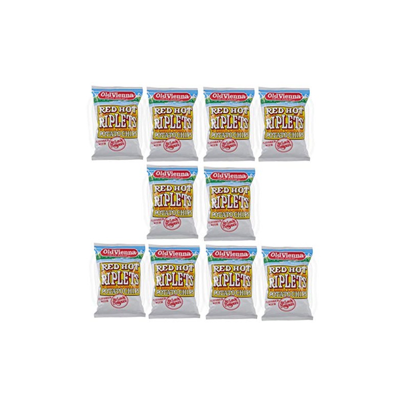 Old Vienna of St. Louis Snacks (Red Hot Riplets Hot