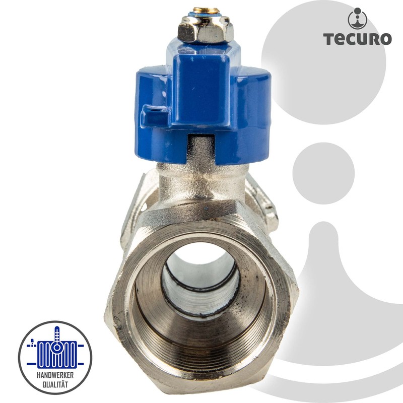tecuro Ball Valve with Union Nut Rp 3/4 Inch x