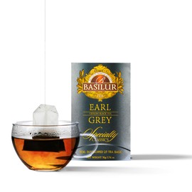 BASILUR TEA Tea Earl Grey (50 g) Tea Bags, 25 Bags