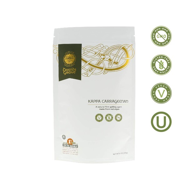 Druids Grove Refined Kappa Carrageenan Vegan ⊘ Non-GMO Gluten-Free OU