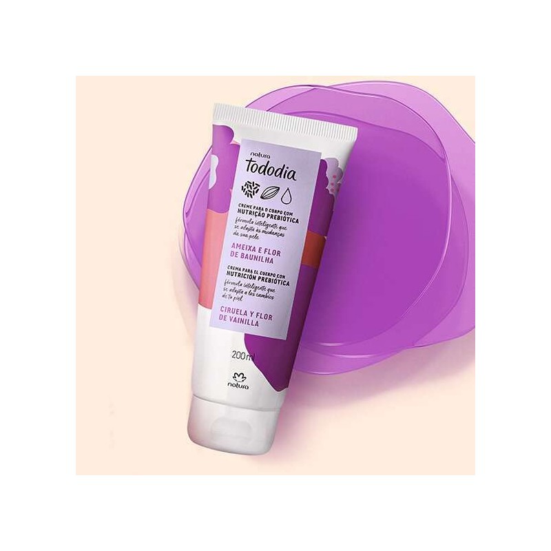 Natura Tododia Crema Nutritiva para Cuerpo Ciruela Flor de Vainilla