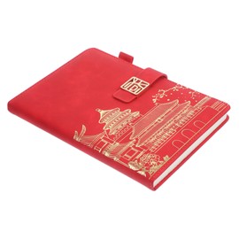 NUOBESTY Buckle Notebook Standard Planner Weekly Monthly Planner 2023 Daily Planner Notebook Schedule Journal Weekly Notebook Schedule Book Imitation Leather Self Made Dating The List