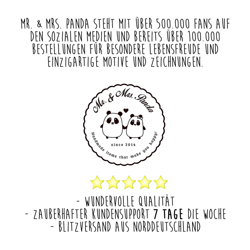 Mr. & Mrs. Panda Magnet "Wenn Man Mir früh... -