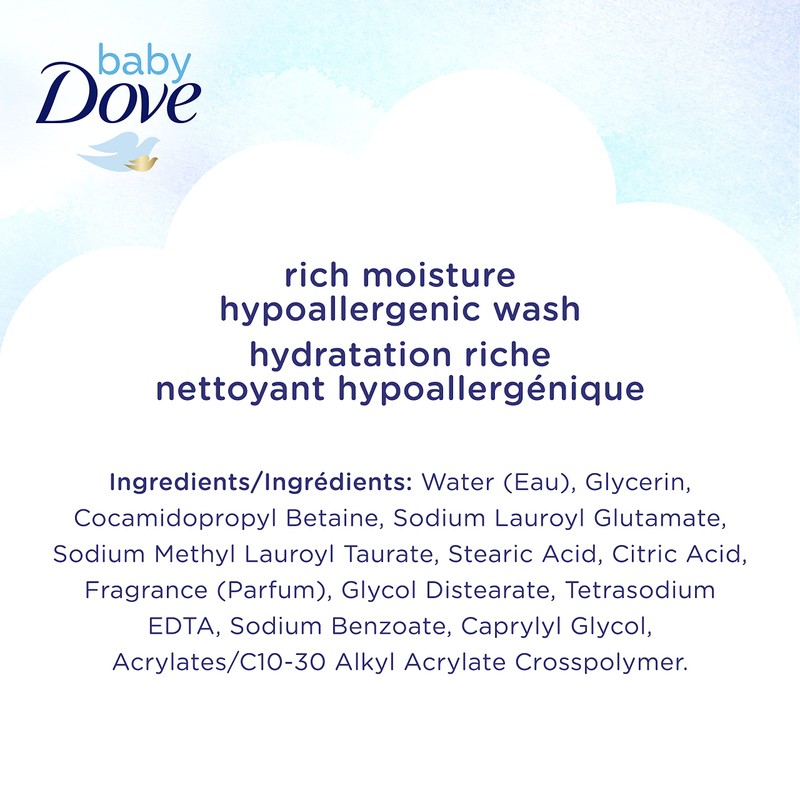 Baby Dove Tip to Toe Baby Wash for moisturized skin