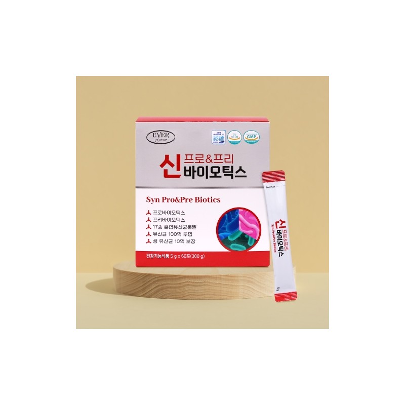 Evergreen Synpro & Prebiotics 5g x 60 packets (2 months
