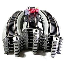 HO Scale Bachmann Nickel Silver EZ Track 38 X 74 Oval for Model Railroad Trains