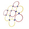 10PCS Kids Exercise Hoops Jumping Hopscotch Game Rings for Sensory