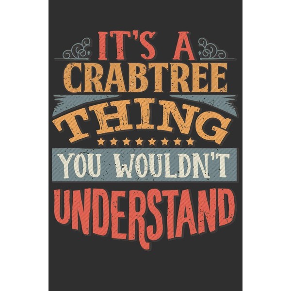 It's A Crabtree Thing You Wouldn't Understand: Want To Create