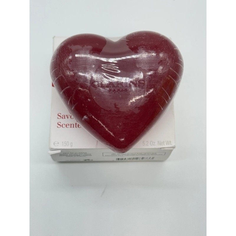 Clarins Paris Heart-Shaped Scented Soap - REF# 800470070