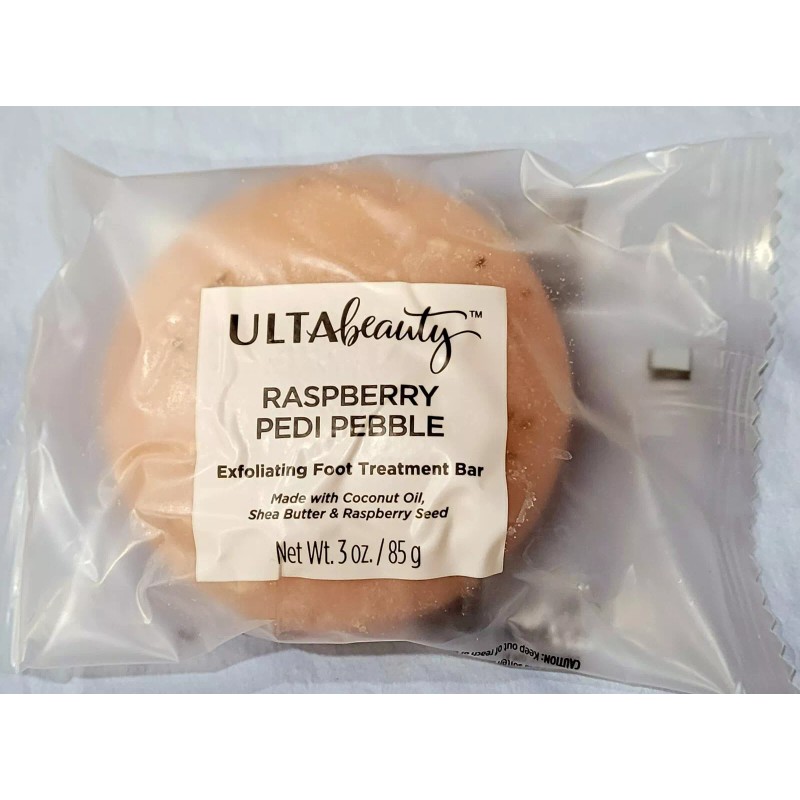 Ulta Beauty Raspberry Pedi Pebble Exfoliating Foot Treatment Bar