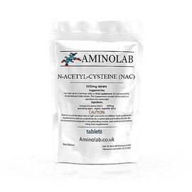 Aminolab - NAC N Acetyl L Cysteine High Strength 1600mg 60 Tablets