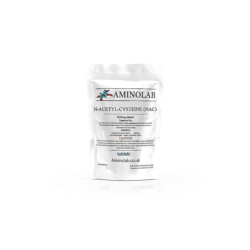 Aminolab - NAC N Acetyl L Cysteine High Strength 1600mg