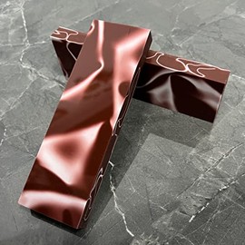 2 Pack Tool knife & Gun Handle DIY Handmade Decoration Sculpting Acrylic Resin Sheet（Redwhite）