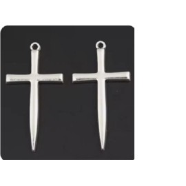 Fashion Jewelry Unique CROSS SWORD CHRISTIAN RELIGIOUS Pendant 925 Silver 26" Necklace Men Women