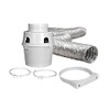 Dundas Jafine TDIDVKZW Indoor Dryer Vent Kit with 4" x