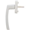 Roto Line Window Handle Traffic White with Screws Square Pin