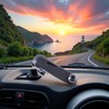 Jowxsx Black 17mm Ball Magnetic Car Phone Magnet Mount Extension