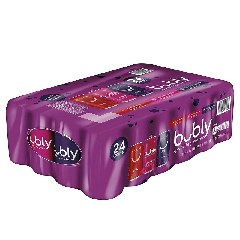 bubly Sparkling Water 3 Flavor Variety Pack (12 Oz., 24