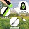 FainFun Manual Weeder, Manual Root Weeder with Handle, Stainless Steel