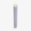 Luminara Flameless Candle Taper (1" x 9.5") Melted Top Real