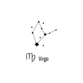 Virgo - Jungfrau - Forever Never® | Temporäre Tattoos für Erwachsene - Hält bis zu 2 Wochen | vegan, wasserfest, EU-zertifiziert