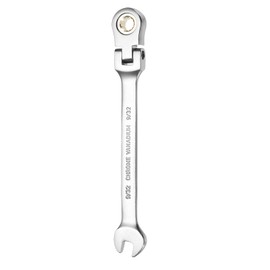 HARFINGTON Flex Head Ratchet Wrench Spanner 9/32" SAE Ratcheting Combination Wrench 72-Teeth Chrome Vanadium Steel Ratchet Gear Spanner with 12 Point Box End for Auto Repairs Home Projects