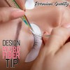 Japanese Stainless Steel Eyelash Tweezers - Straight & Curved, 90
