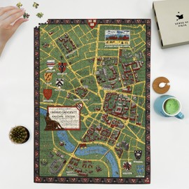 1000 Piece Adult Jigsaw Puzzle | 1959 | Harvard University and Radcliffe College | Cambridge, Massachusetts