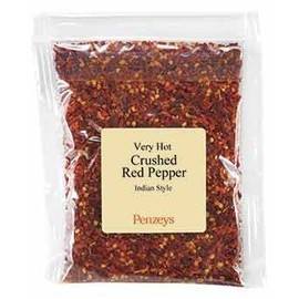Crushed Red Peppers Indian By Penzeys Spices 2.1 oz 3/4 cup bag