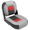Wise 3305-1881 Pro-Angler Series 14" Center Seat Marble Grey/Regal Red/Charcoal