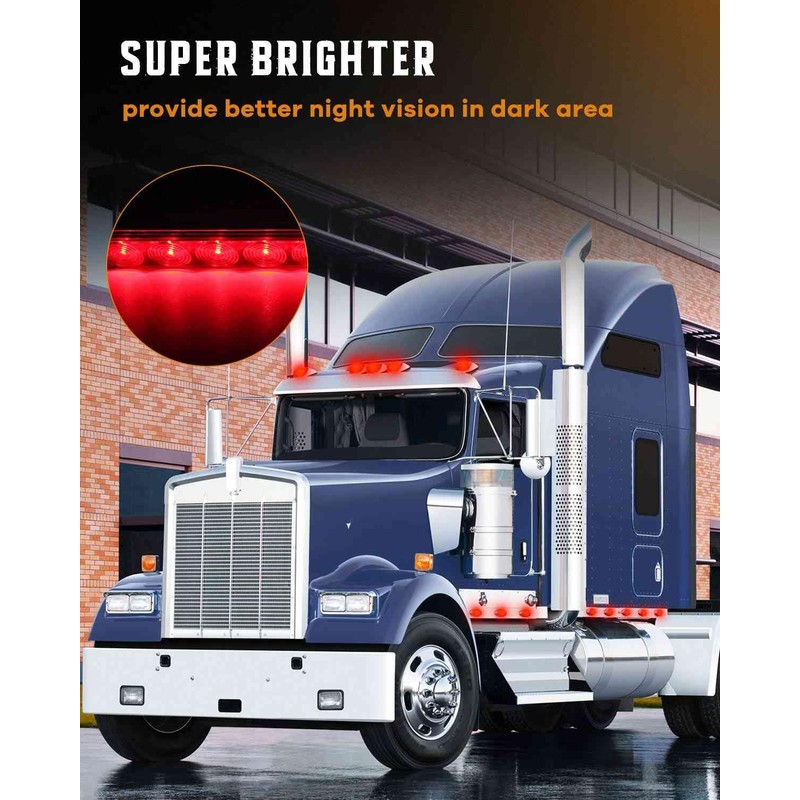 cciyu 4x 15" 11 Led Trailer Tail Light Bar Led
