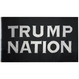 3X5 Trump VANCE 2024 Nation Black White Premium TRUMP 2024 Flag Banner 5X3 FLAG