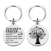 Richesele Teacher's Prayer Keychain - Laser Engraved Teacher Gift, Inspirational