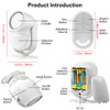GALOOK Motion Sensor with Alarm, PIR Alarm System Motion Sensor